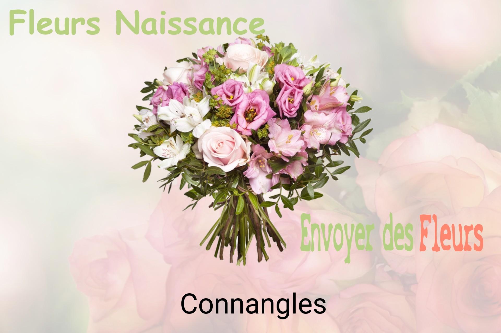 Bouquet de fleurs de naissance livré à Connangles